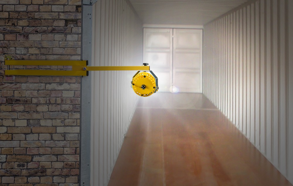 metal swing arms for loading dock light