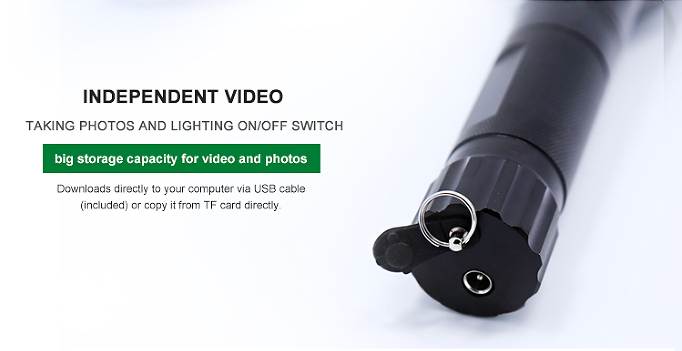 led camera video flashlight/led torch light/flashlight DVR camera