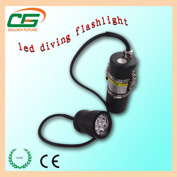 led diving flashlight