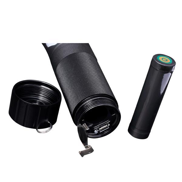 DFC-05 HD video camera led police flashligh with LCD screen