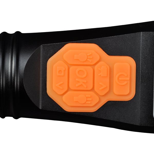 DFC-10 rechargeable police security led flashlight camera