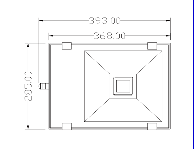 60w led tunnel light